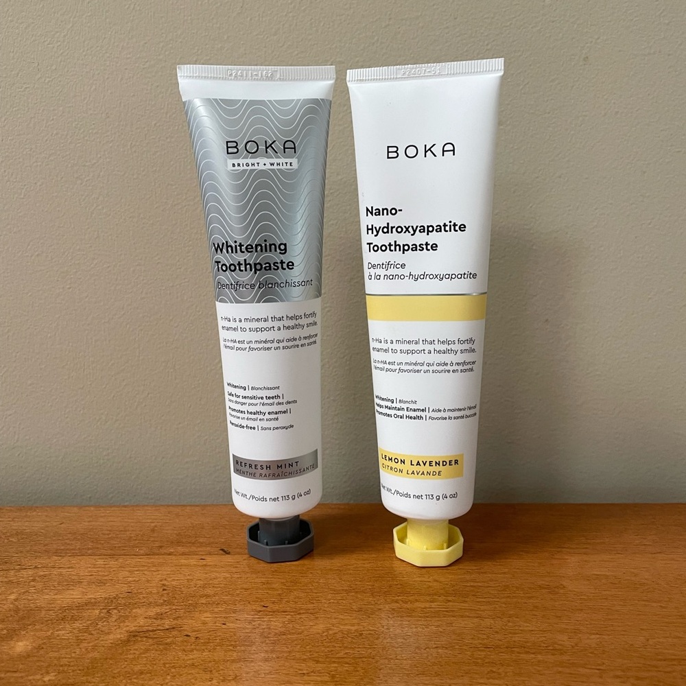 Boka Fluoride-Free Toothpaste Duo 🪥😁 Brand New & Sealed